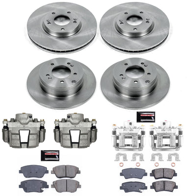Power Stop 10-15 Hyundai Sonata Front & Rear Autospecialty Brake Kit w/Calipers