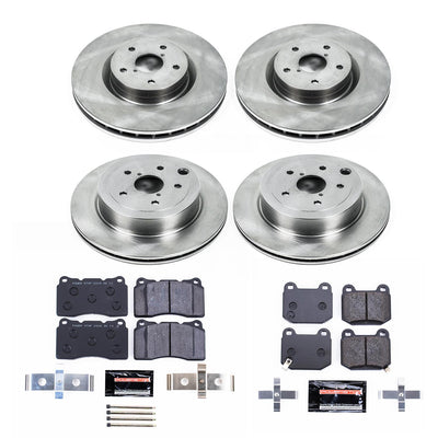 Power Stop 08-14 Subaru Impreza Front & Rear Track Day Brake Kit