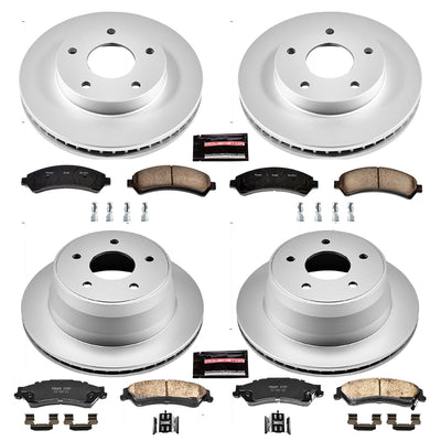 Power Stop 97-05 Chevrolet Blazer Front & Rear Z17 Evolution Geomet Coated Brake Kit