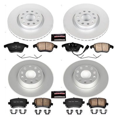 Power Stop 09-10 Volkswagen Tiguan Front & Rear Z23 Evolution Sport Coated Brake Kit