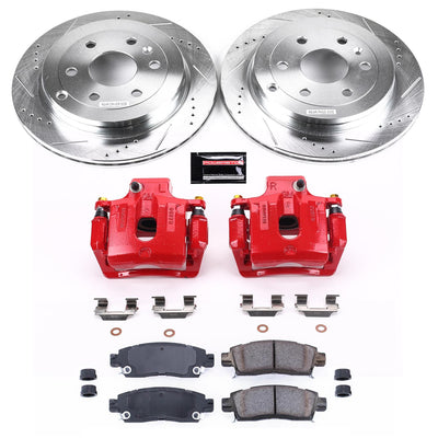 Power Stop 08-17 Buick Enclave Rear Z23 Evolution Sport Brake Kit w/Calipers