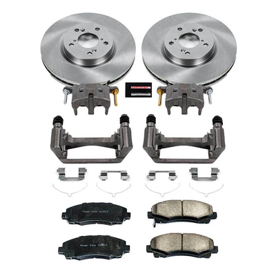 Power Stop 12-14 Honda Ridgeline Front Autospecialty Kit w/Cals