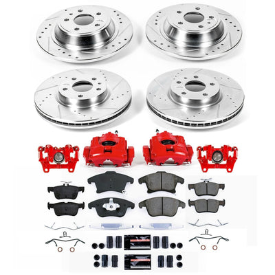 Power Stop 13-14 Lincoln MKZ Front and Rear Z23 Evolution Kit w/Calipers