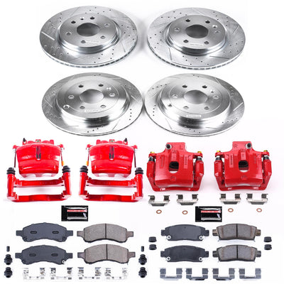Power Stop 08-17 Buick Enclave Front & Rear Z23 Evolution Sport Brake Kit w/Calipers