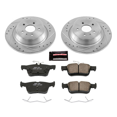 Power Stop 13-17 Ford Fusion Rear Z23 Evolution Sport Brake Kit w/Calipers
