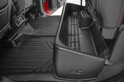 Rough Country GM Custom-Fit Under Seat Storage Compartment 19-20 1500 2020 2500HD 3500HD Rough Country 2WD 4WD RC09051