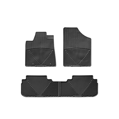 WeatherTech Black Front and Rear All-Weather Floor Mats Fits -20-12 Highlander WTCB120121