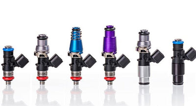 Injector Dynamics 2600cc/Min Hi Imp. Fuel Inj.W/Elect Conn 48mm L 14mm (Black) Bottom Adap. set of 3