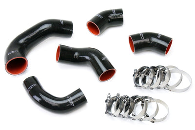 HPS Performance Black Reinforced Silicone Intercooler Hose Kit for Mitsubishi 03-07 Lancer EVO 8 9 MR US-Spec