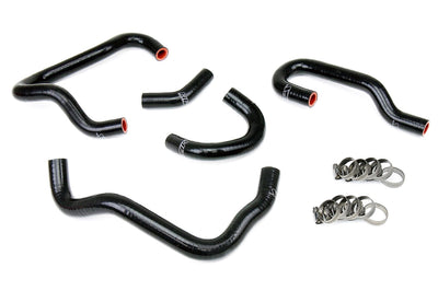 HPS Performance Black Reinforced Silicone Heater Hose Kit for Honda 06-09 S2000