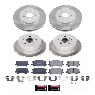 Power Stop 04-06 Lexus RX330 Front and Rear Semi-Coated Rotor Kit
