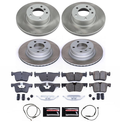 Power Stop 14-16 BMW 228i Front and Rear Semi-Coated Rotor Kit