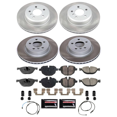Power Stop 12-13 BMW 528i Front and Rear Semi-Coated Rotor Kit