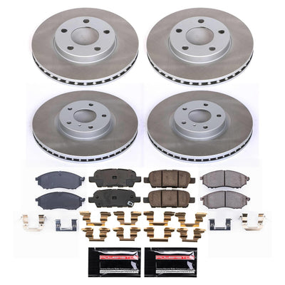 Power Stop 08-09 Infiniti EX35 Front and Rear Semi-Coated Rotor Kit