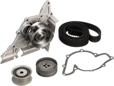 Gates 4 Components (1 Belt 1 Tensioner 1 Idler 1 Water Pump) - Includes Gasket