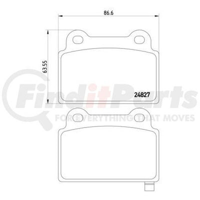 BRAKE PAD SET DISC BRAKE 8DB