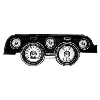 67-68 WHITE GAUGE FACE PLATES