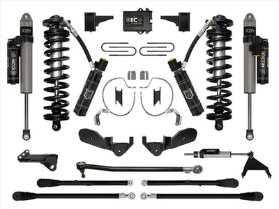 2023-2025 Ford F-250/F-350 Super Duty 4WD 4-5.5 Inch Lift Stage 8 Coilover Conversion System Icon Vehicle Dynamics