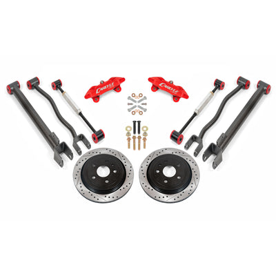 BMR 08-14 Cadillac CTS-V 15in Conversion Kit w/ Drilled & Slotted Rotors & Red Calipers