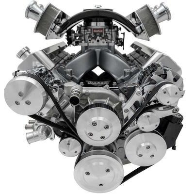 LS Engine Pro Track Pulley System With A/C