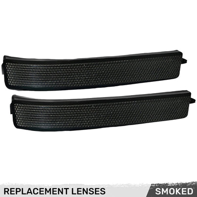 ~(1 lbs. 10X4X2)~ Ford 09-14 F150 and RAPTOR Side Mirror Lenses (2-Piece Set) - Smoked Lens