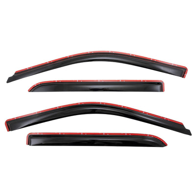 TFX INCHANNEL WNDW VENTS SMOKE 4PC
