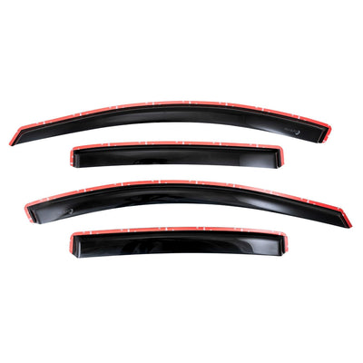 TFX INCHANNEL WNDW VENTS SMOKE 4PC