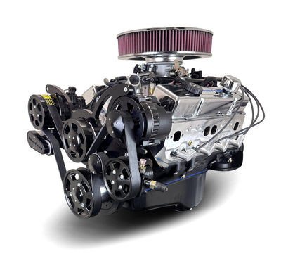 SBC 383 Crate Engine w/ EFI Dressed w/Pulley Kit