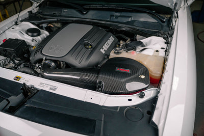 Corsa 11-23 Dodge Challenger/Charger 5.7L V8 Carbon Fiber Open Element Air Intake - Oiled