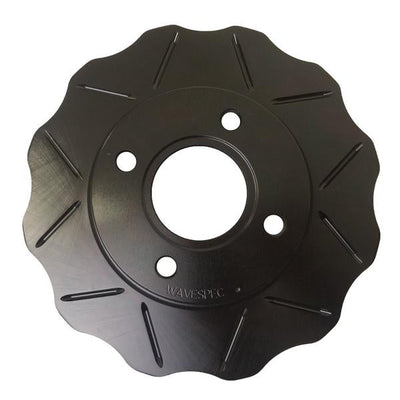 ***Discontinued***WaveSpec Black Line Dual Drilled Rear Rotor - 2015-2017 STI