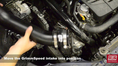 Grimmspeed StealthBox Cold Air Intake Red Subaru WRX 2015