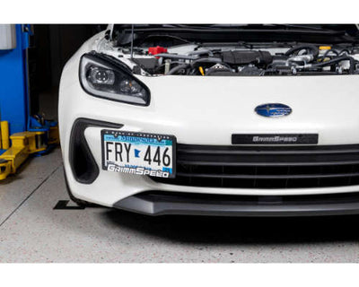 GrimmSpeed License Plate Delete - Subaru Impreza WRX STi 06-14 Black Silver