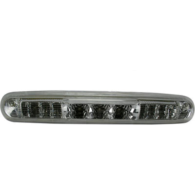 ~(2 lbs. 17X6X4)~ GMC and Chevy 07-13 Sierra and Silverado (2nd GEN) - Red LED 3rd Brake Light Kit w/ White LED Cargo Lights - Clear Lens