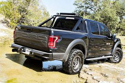 1818 F150 SENSORS & CUBE LIGHT COMPATIBLE SPORT REAR BUMPER