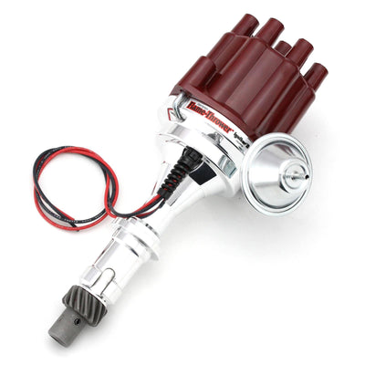 5609 PONTIAC V8 FLAME THROWER ELECT DIST BILLET W/ IGNITOR II ADV RED CA
