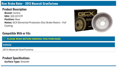 GCX ROTOR FULL COATING