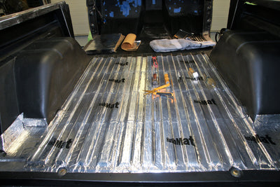 CARGO CUSTOM INSULATION KIT POLYMER BLACK BACKING SILVER