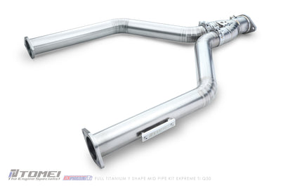 FULL TITANIUM Y SHAPE MID PIPE KIT EXPREME Ti Q50 Q60