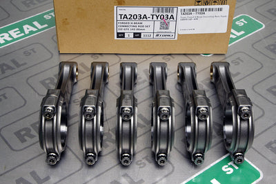 FORGED H-BEAM CONNECTING ROD SET 2JZ-GTE 142.00mm (STD 3.4)