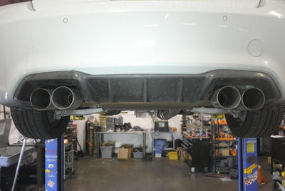 Supremo Axle Back Exhaust BMW M2 F87 16-19 years (N55 Only) Black Chrome Tips MSRP $743