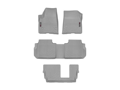 WeatherTech Grey Front Rear and Rear Floorliners Fits -20-23 Acadia Acadia Denali 461080-1-2-4