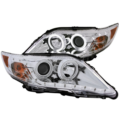 1011 CAMRY PROJECTOR HALO CHROME CLEAR (CCFL) HEADLIGHTS