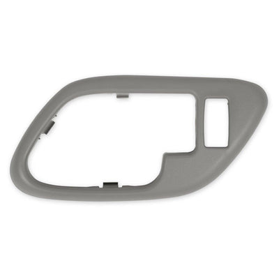 9598 C1500 INSIDE DOOR HANDLE BEZEL W/ PROVISION FOR DOOR LOCK RH GREY