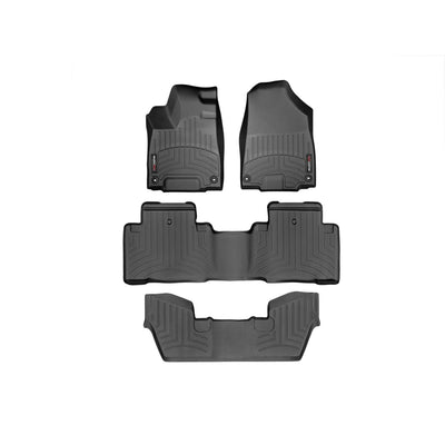 FloorLiner (TM) DigitalFit (R); Black; Front Rear And Third Row; w/Rear Row Bucket Seats;
