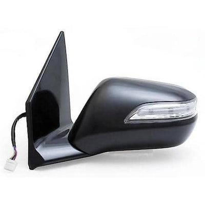 0709 ACURA MDX W/O LIFTGATE LH HEATED POWER FOLDAWAY OE MIRROR BLK PTM W/SIGNAL