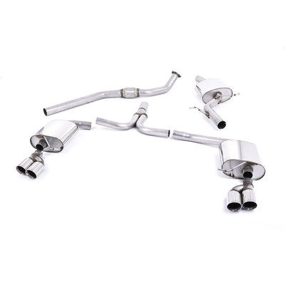 Cat-Back Exhaust System Quad-Outlet GT80 Trims