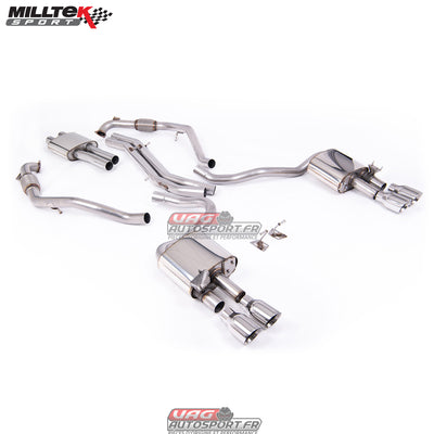 Cat-Back Exhaust System, 304L Stainless Steel