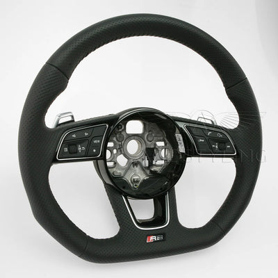 Flat Bottom Steering Wheel w/ Paddles and Controls