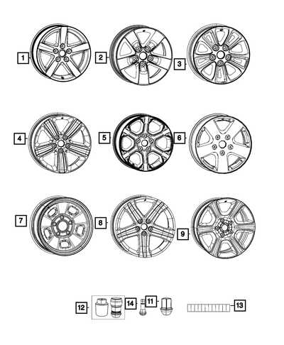 20-Inch Polished Chrome Clad 5-Spoke Alloy Wheel