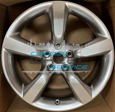 18x8.5 5-Spoke Rear Wheel, Hyper Silver
